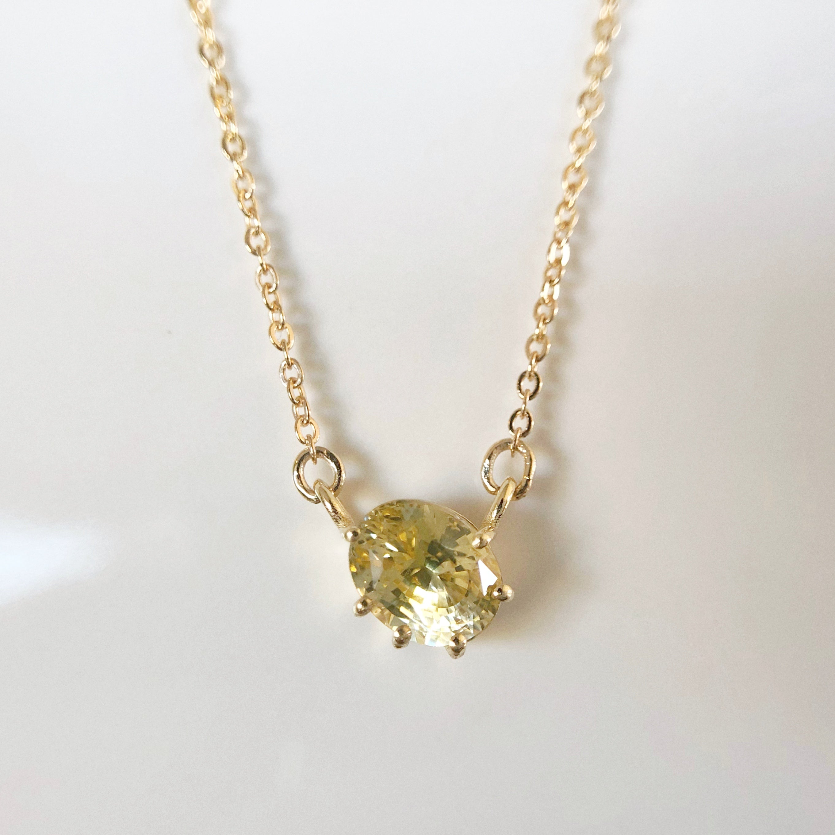 Yellow necklace clearance