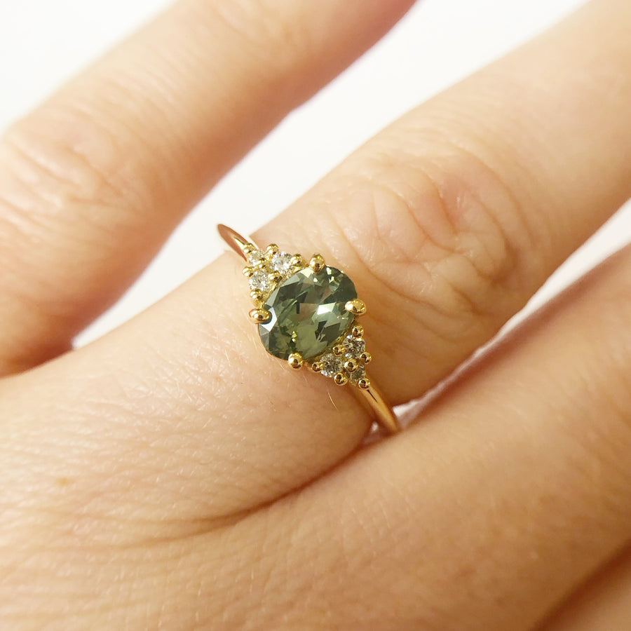 Oval Juliet Sapphire Ring