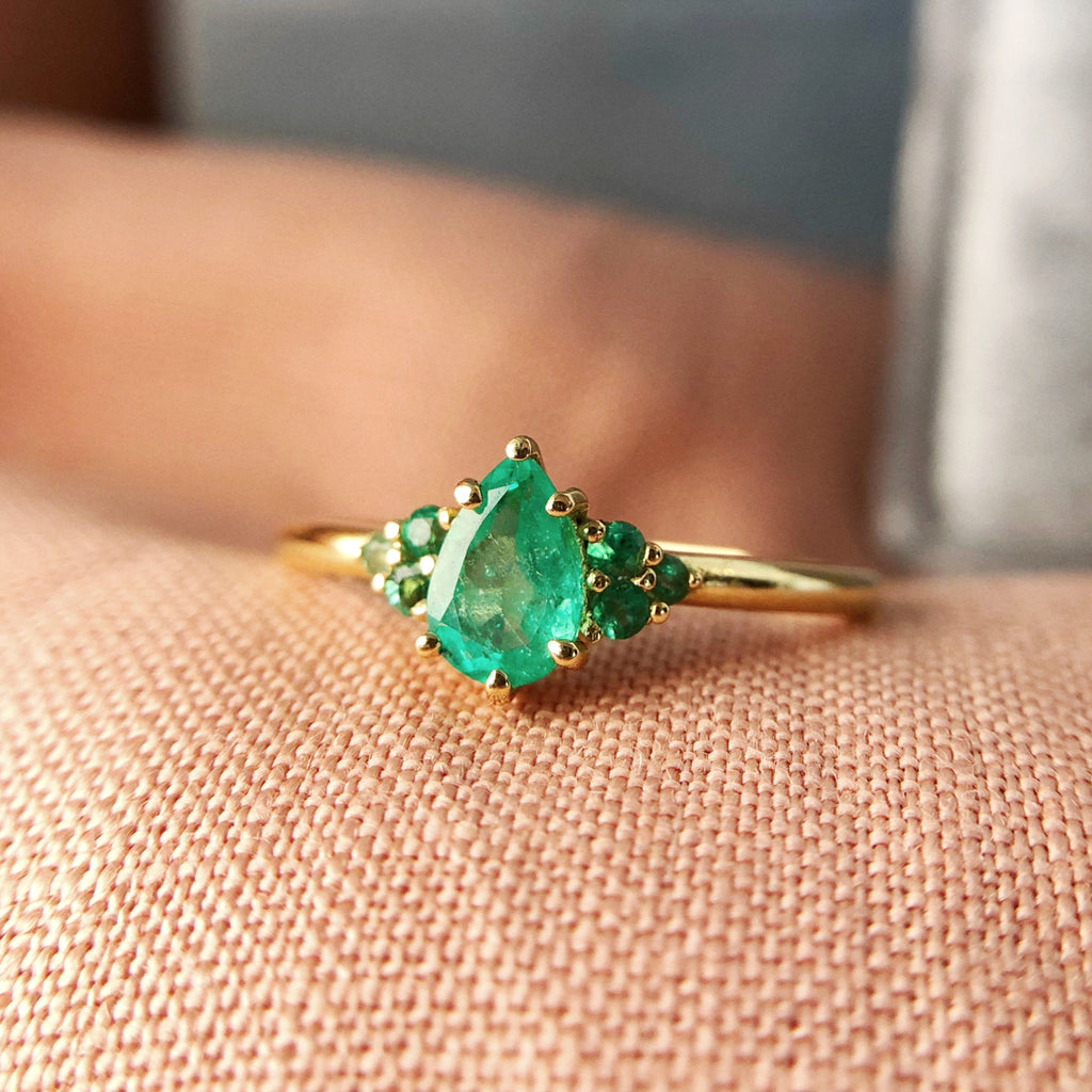 Geneine s Emerald Ring Geneine Honey Bespoke Jewellery