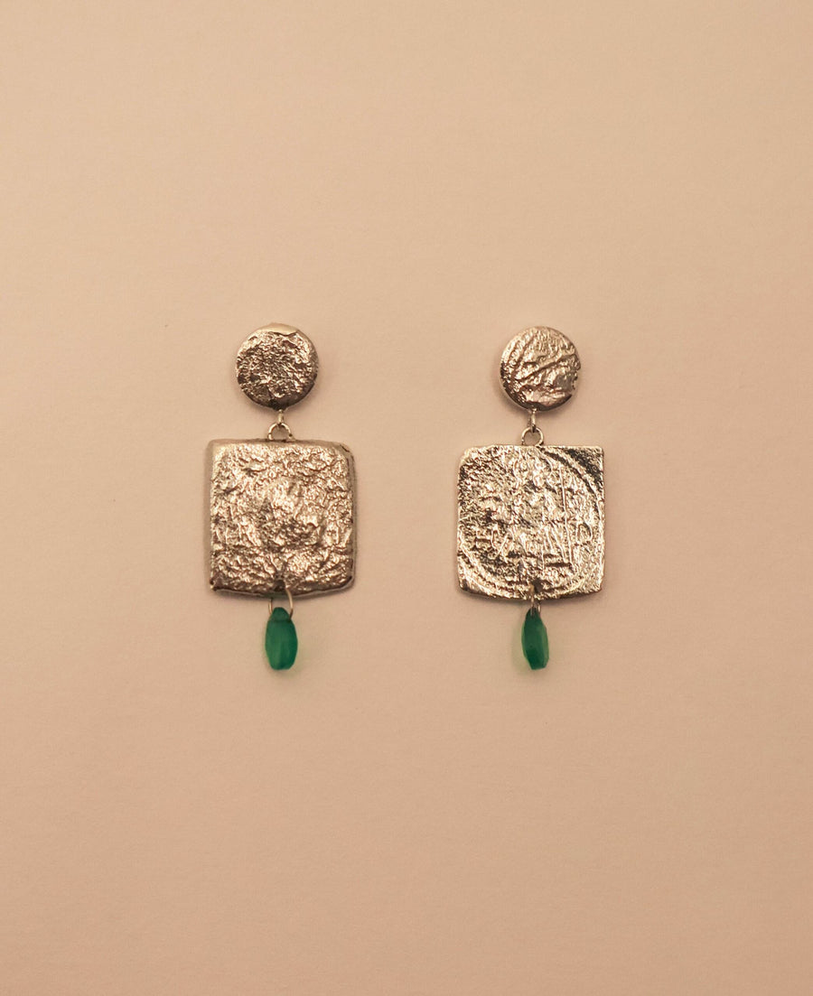 Denarius Drop Earrings