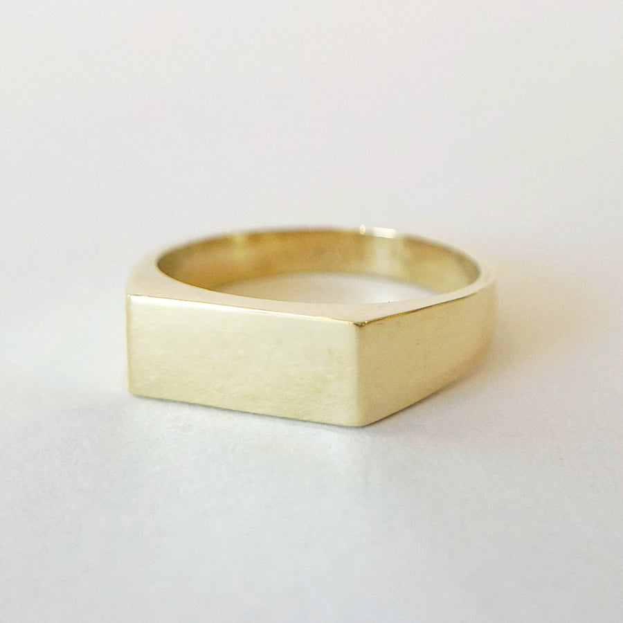 Rectangle Signet Ring