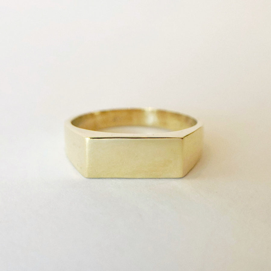 Rectangle Signet Ring