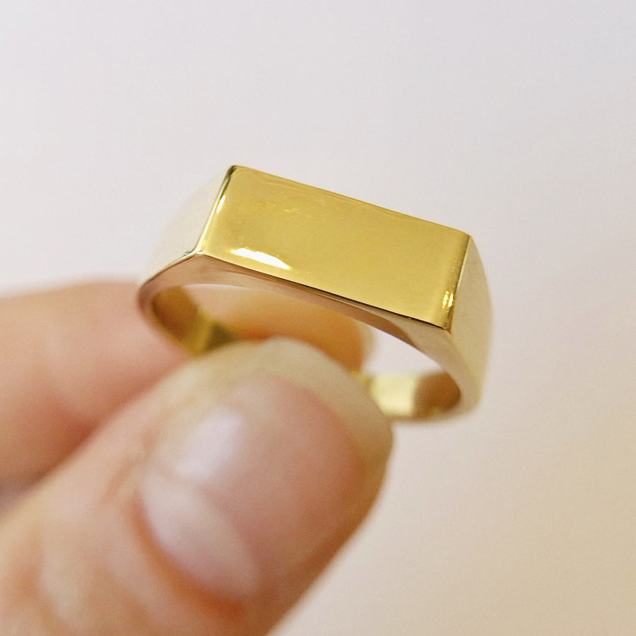 Rectangle Signet Ring