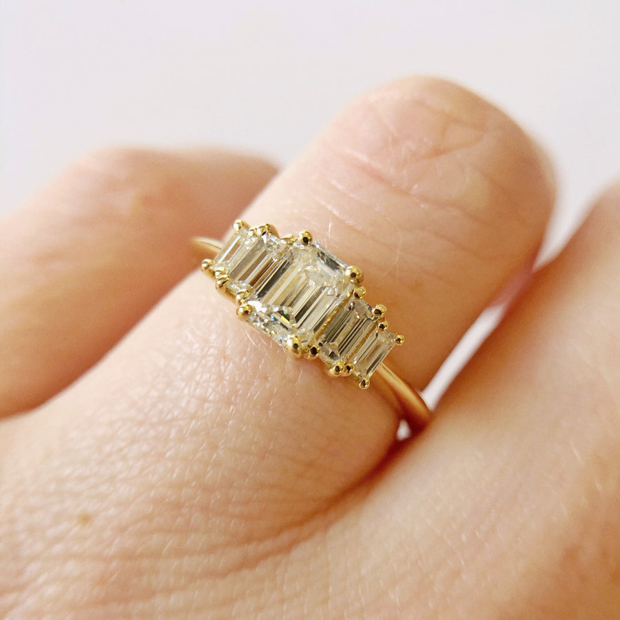 Deco Diamond Ring
