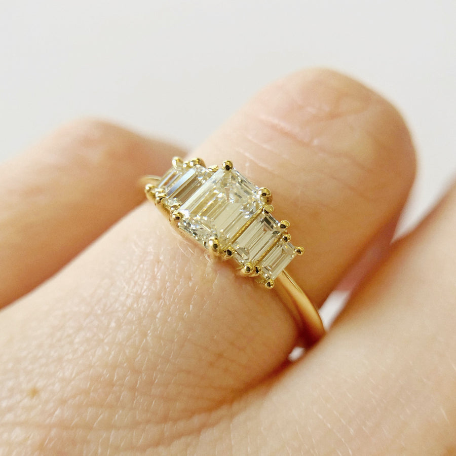 Deco Diamond Ring