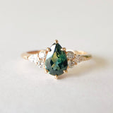 Green Australian Sapphire Sadie Ring