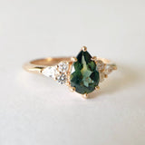 Green Australian Sapphire Sadie Ring