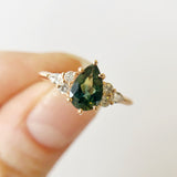 Green Australian Sapphire Sadie Ring