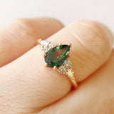 Green Australian Sapphire Sadie Ring