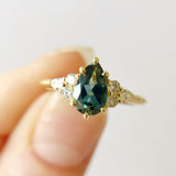 Teal Australian Sapphire Sadie Ring