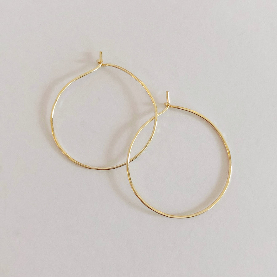 Hammered Hoops