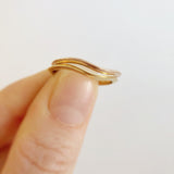 Knife Edge Fitted Juliet Ring