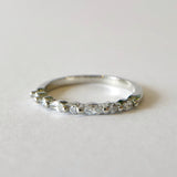 Marquise and Round Diamond Band