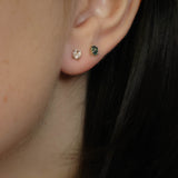 Oval Diamond Studs
