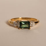 Sapphire & Diamonds Shapes Ring