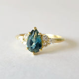 Teal Australian Sapphire Sadie Ring