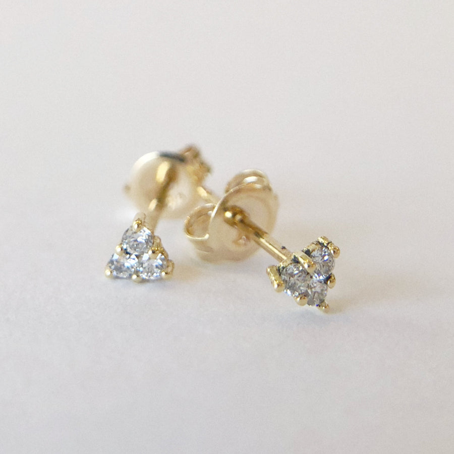 Diamond Trio Studs