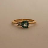 Deux Sapphire and Diamond Ring