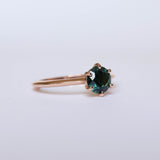 Round Solitaire Australian Sapphire Ring 2