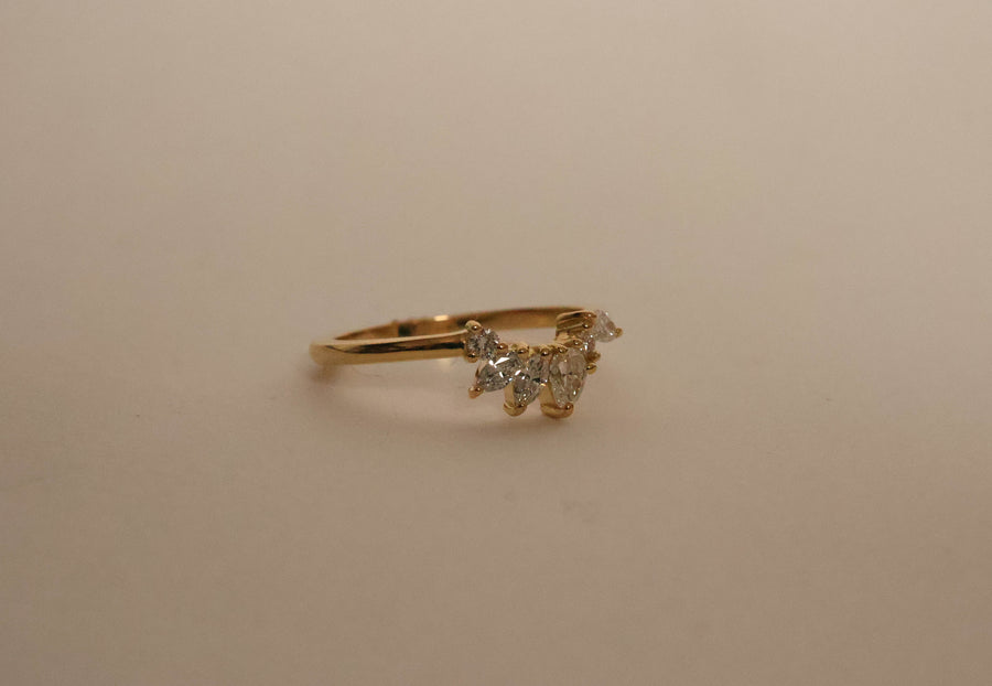 Fitted Mixed Diamond Ring