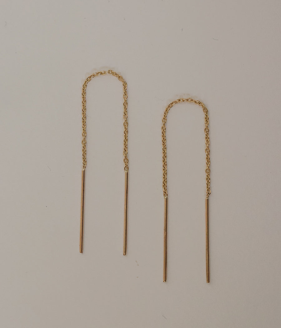 Plain Thread Earrings