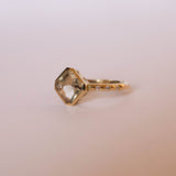 Madagascan Peach Sapphire Ring