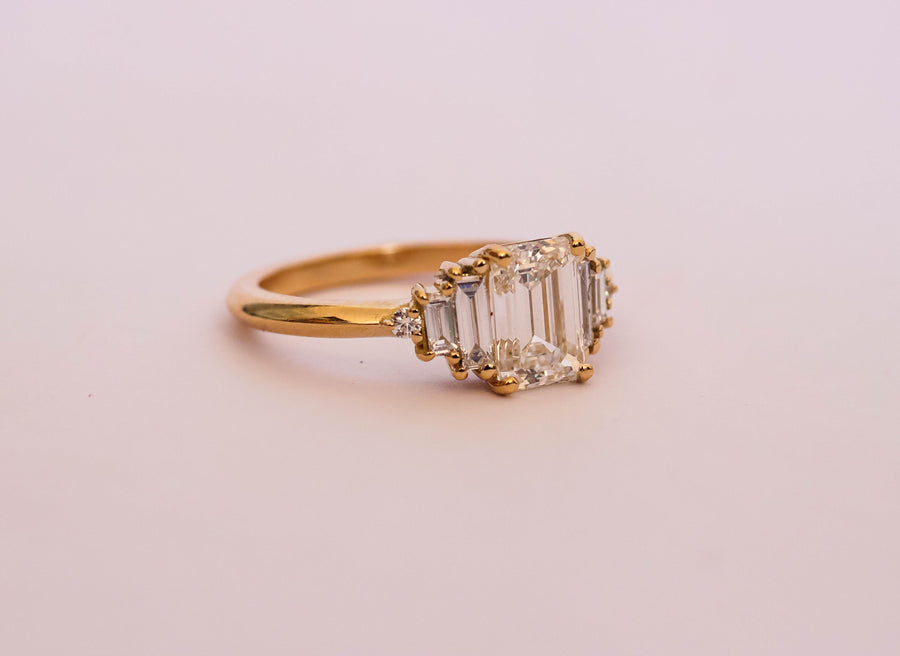 Deco Diamond Ring 2