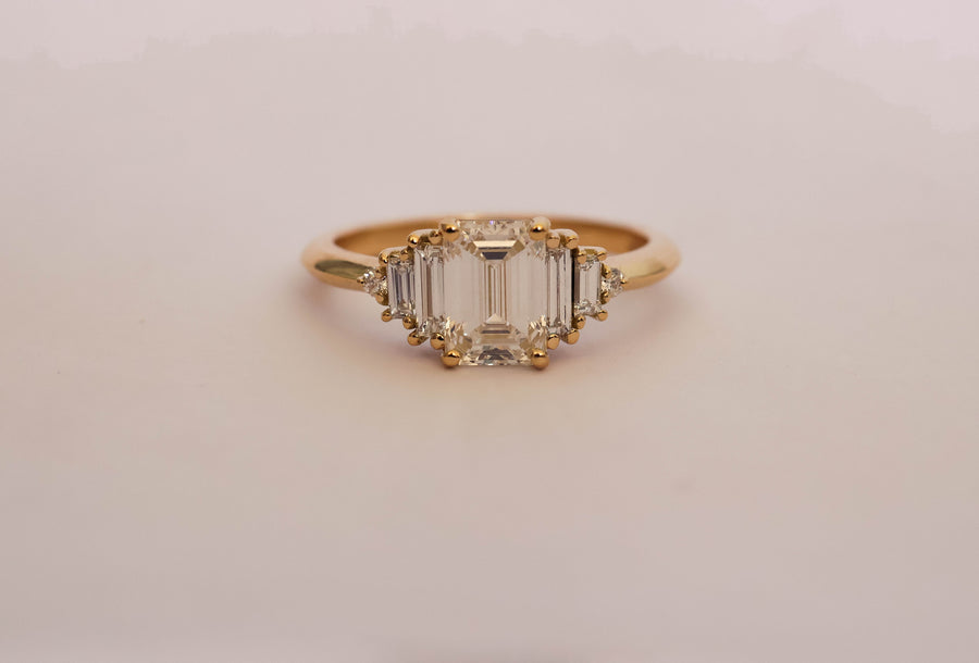Deco Diamond Ring II