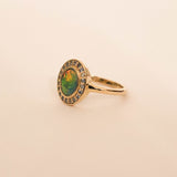 Opal Halo Ring