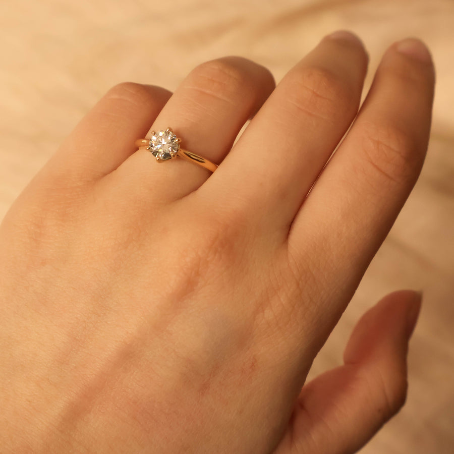 Scarlett Solitaire Diamond Ring