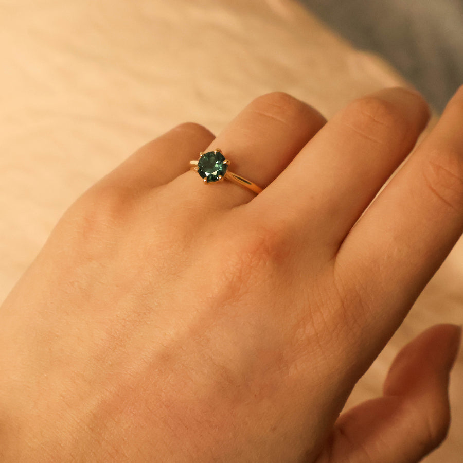 Scarlett Sapphire Solitaire Ring