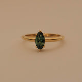 Marquise Sapphire Solitaire