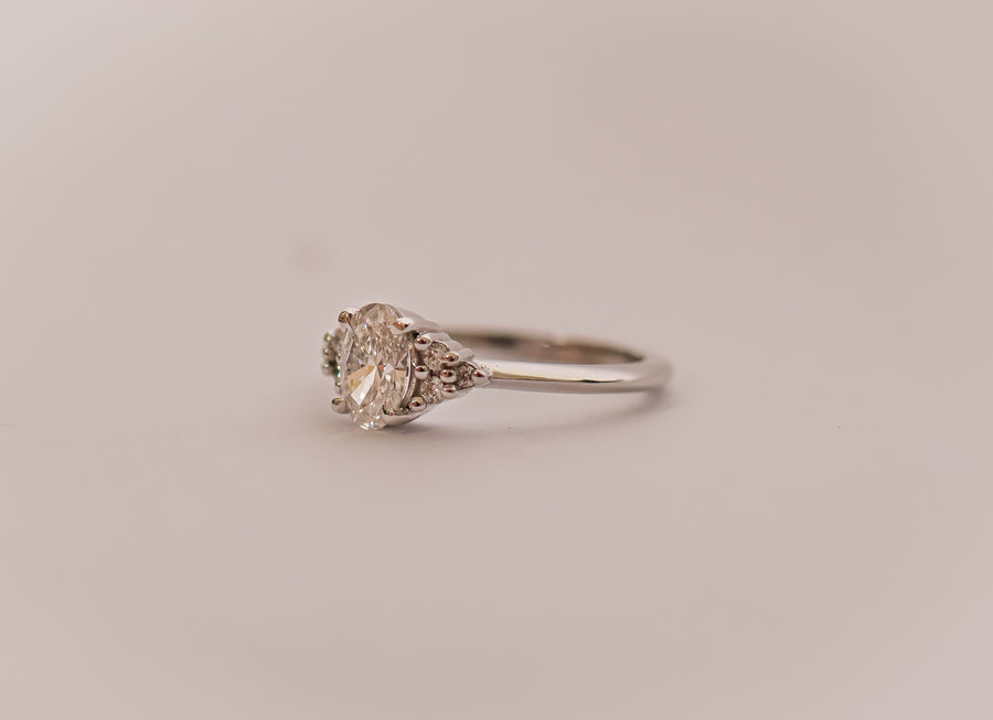 Oval Juliet Diamond Ring