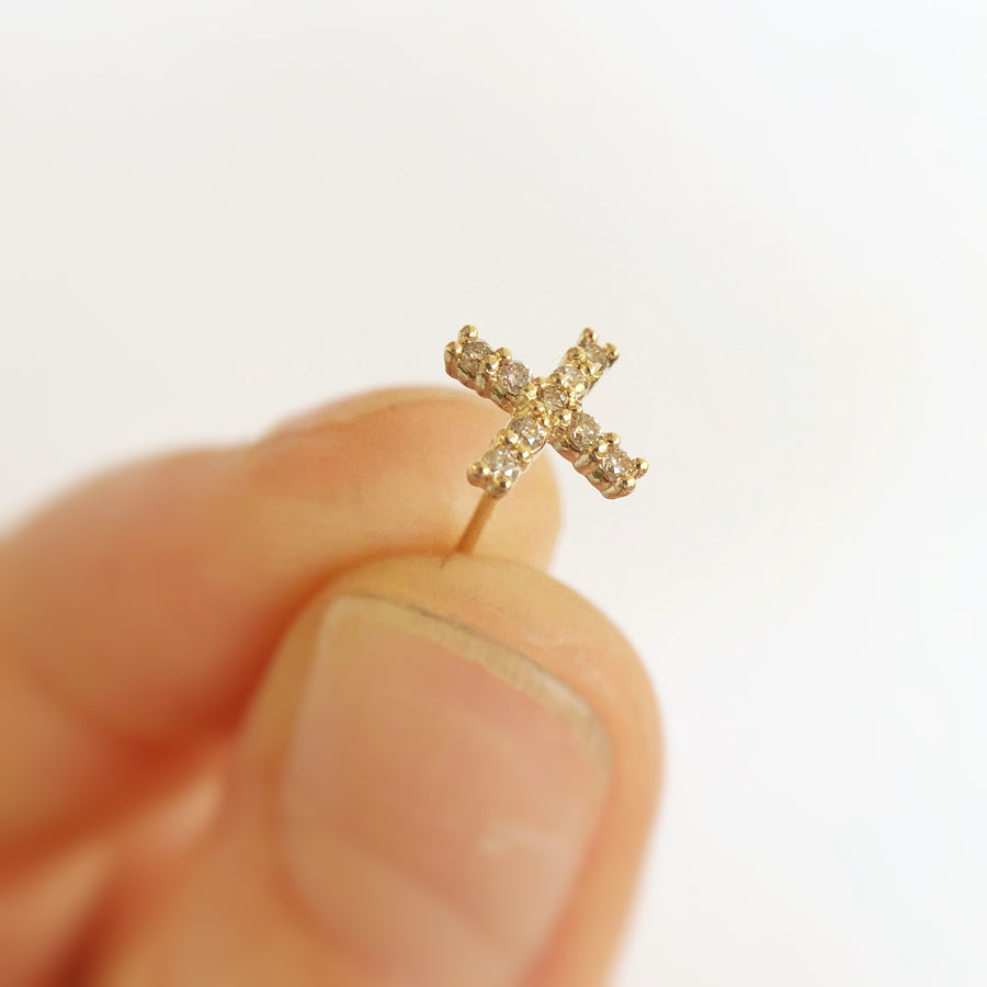 Diamond Shapes Single Stud