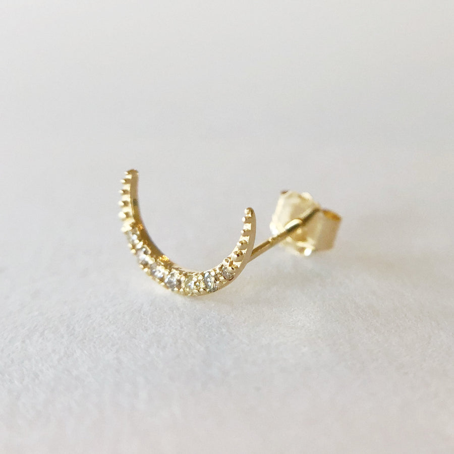 Diamond Shapes Single Stud