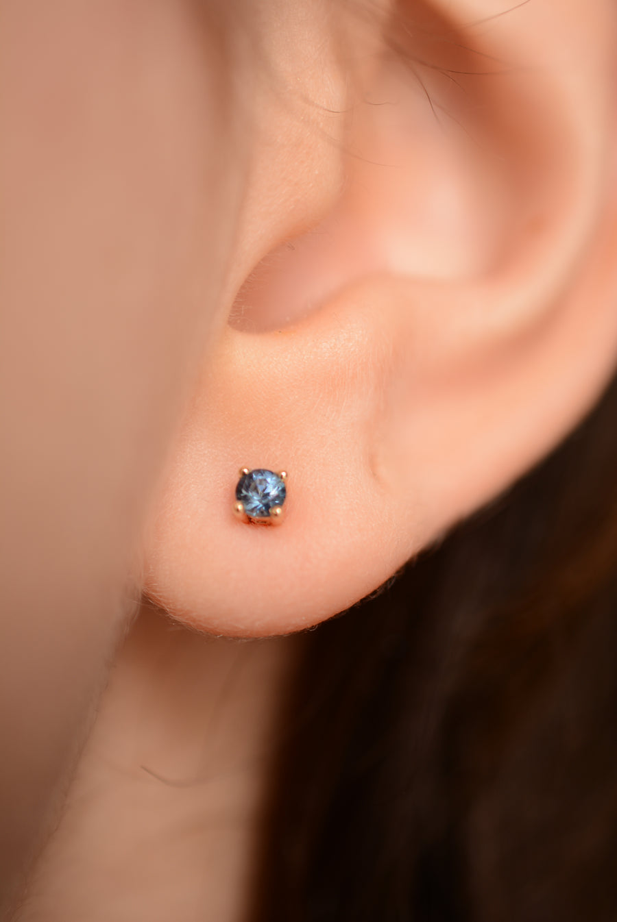 Australian Sapphire Stud Earrings