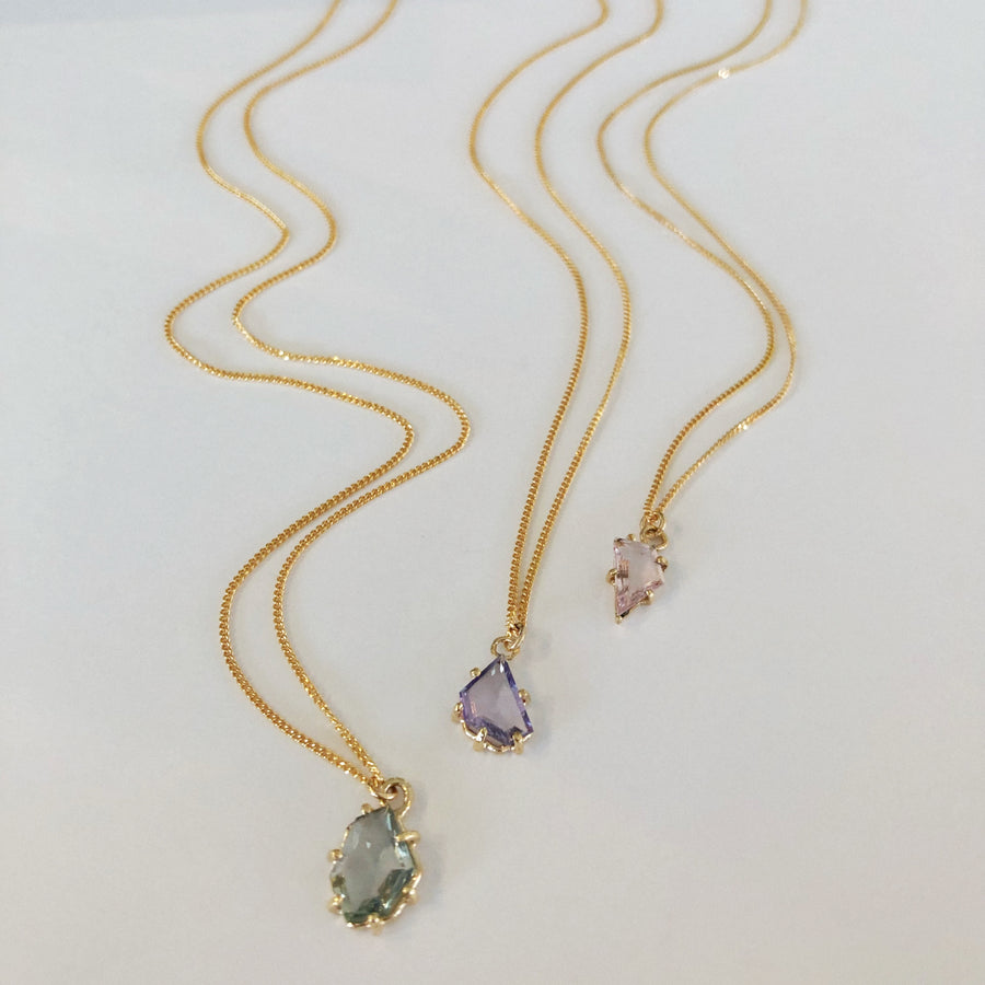 Freeform Sapphire Necklace VI