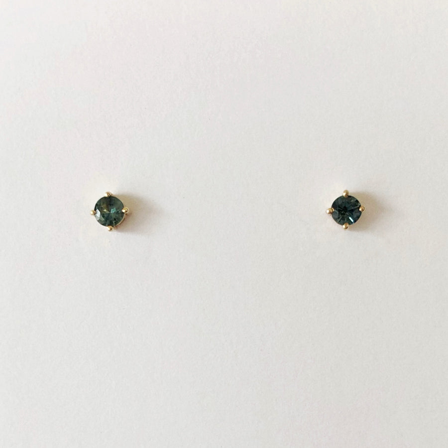 Australian Sapphire Stud Earrings