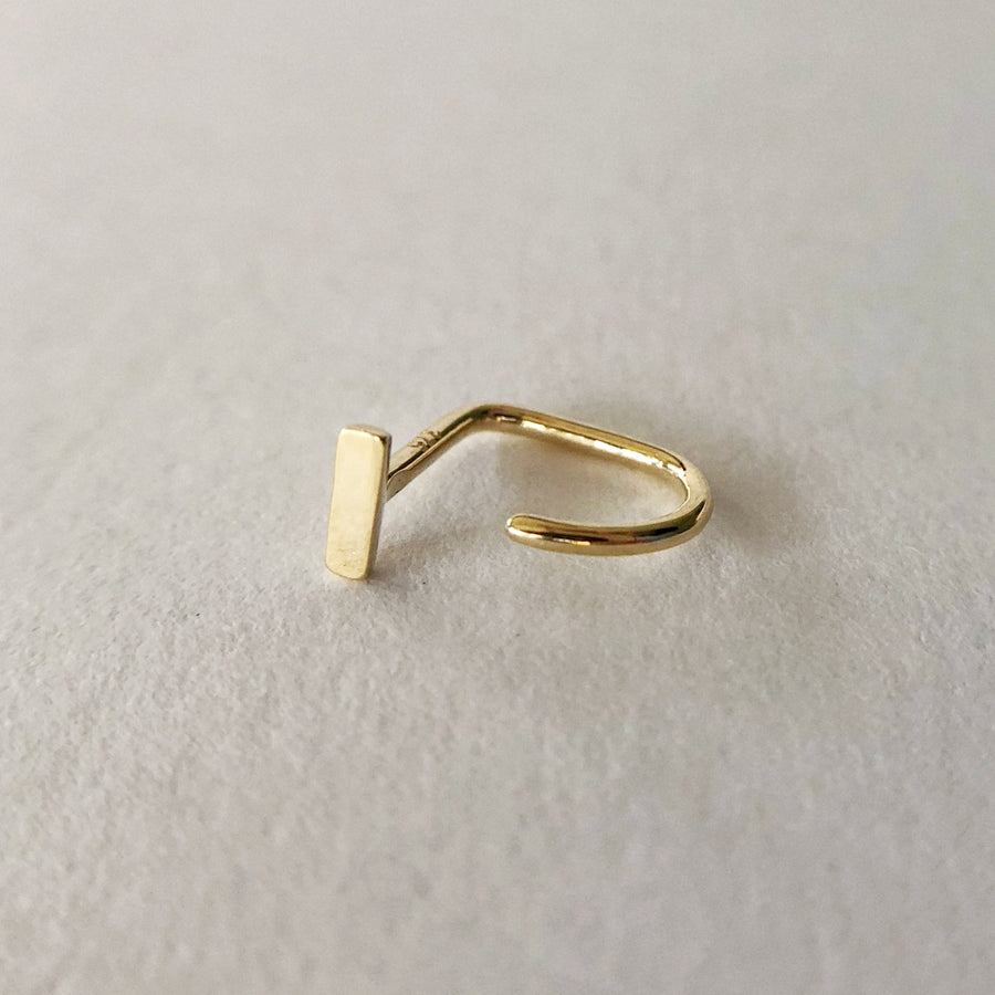 Single Wrap Around Bar Earring