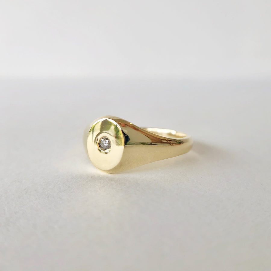 Small Oval Signet Ring