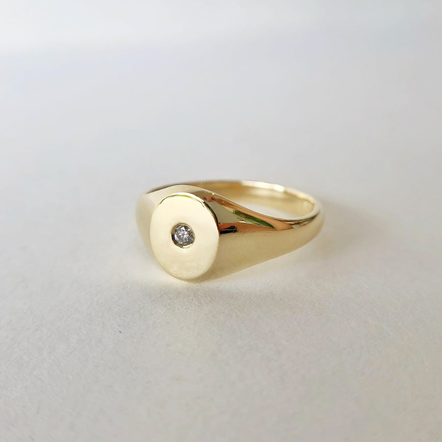 Small Oval Signet Ring