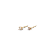 Round Diamond Single Studs