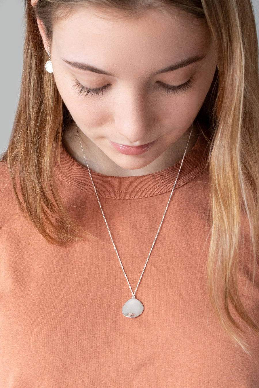 Organic Droplet Necklace