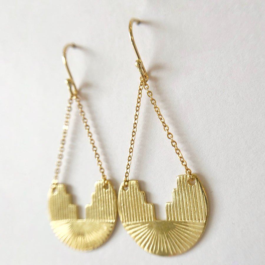 Etched Earrings