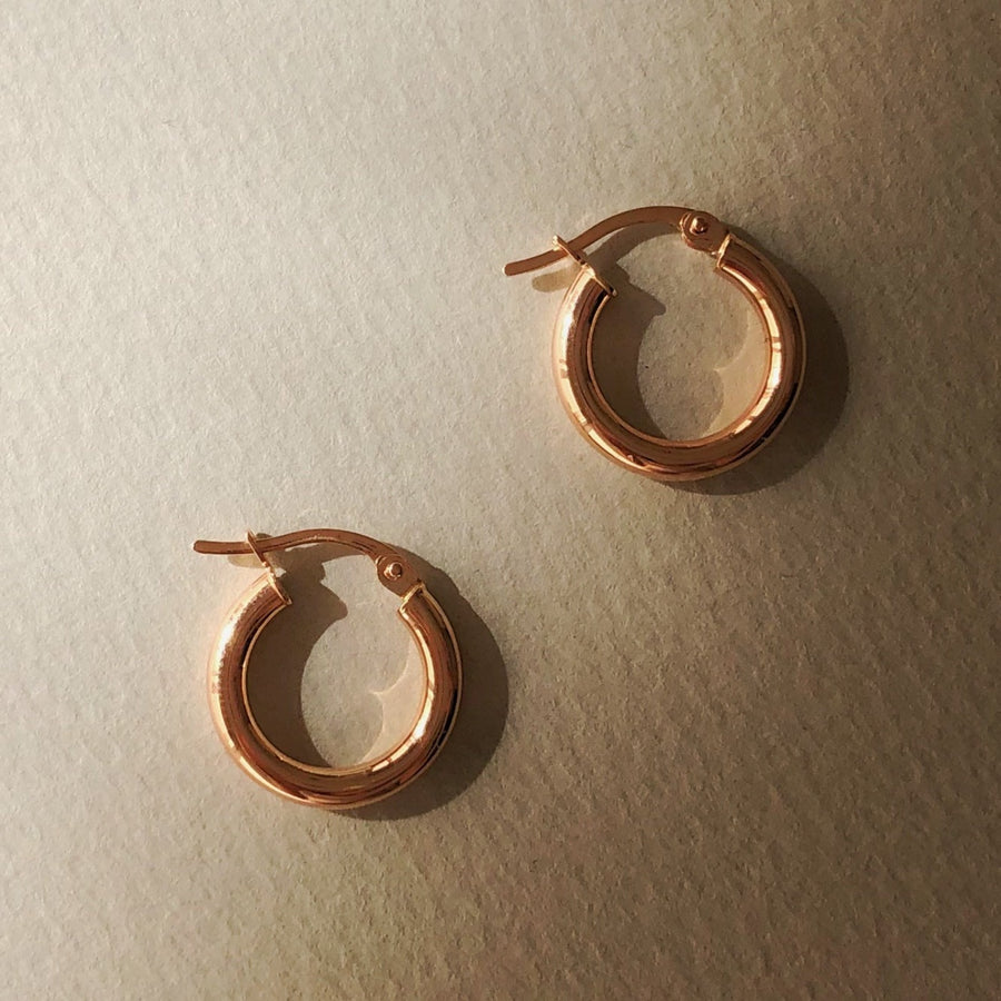 Plain Hoops Gold