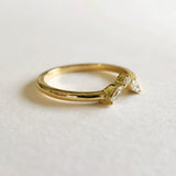 Marquise Dip Diamond Band