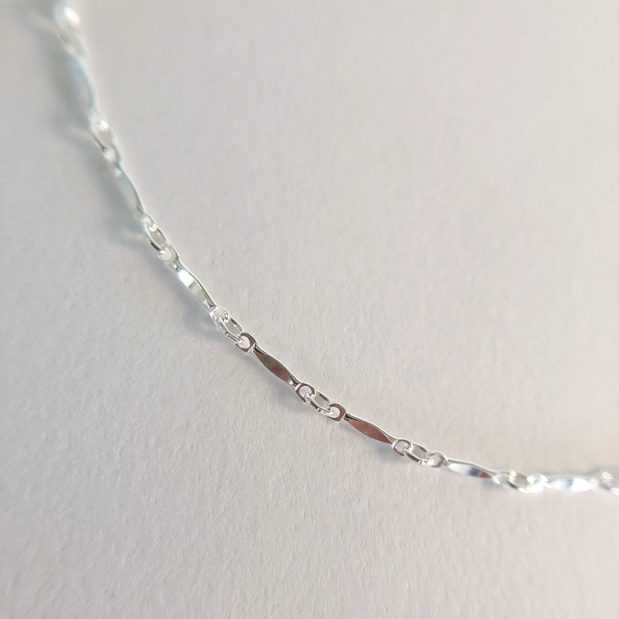 Crescent Bar Chain Necklace