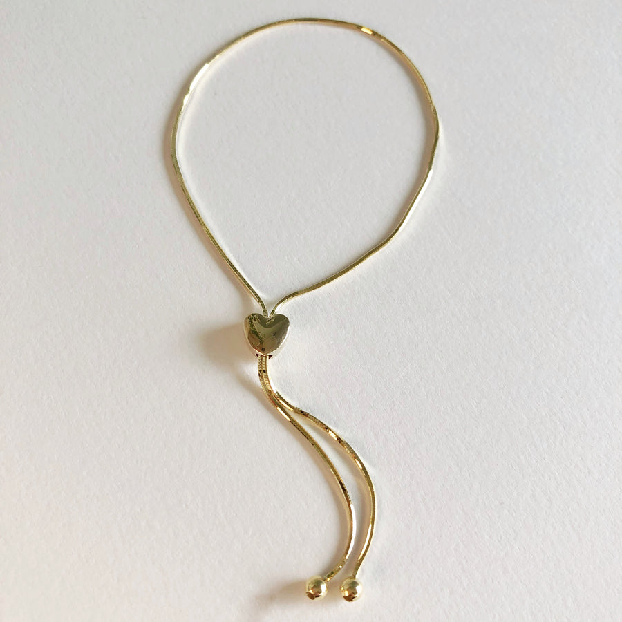 Adjustable Heart Bracelet