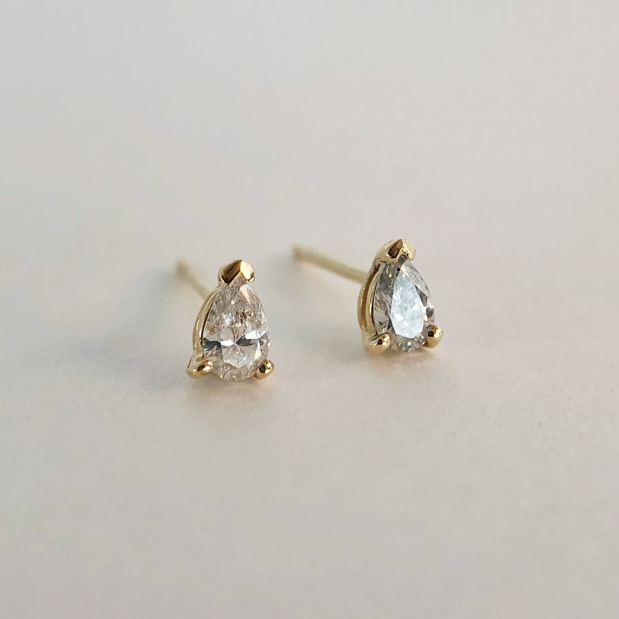 Pear Diamond Studs