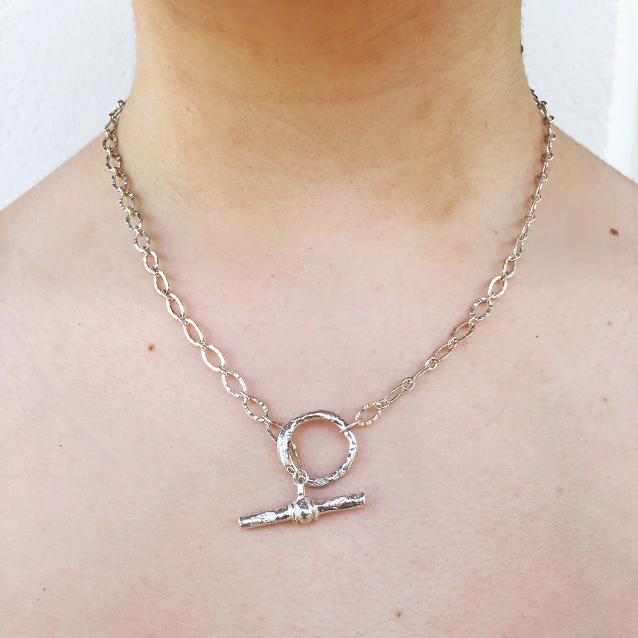 Lariat T Bar Chain Necklace